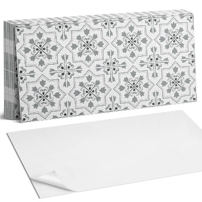 Panel samoprzylepny na ścianę Wzór z kwiatowymi motywami