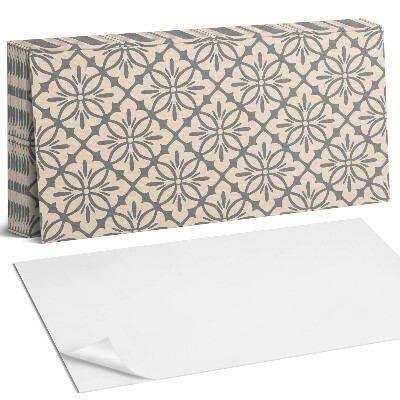 Panel samoprzylepny na ścianę Kwiatowy wzór z detalami