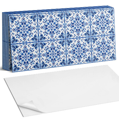 Panel ścienny do kuchni Kwiatowy wzór w symetrii