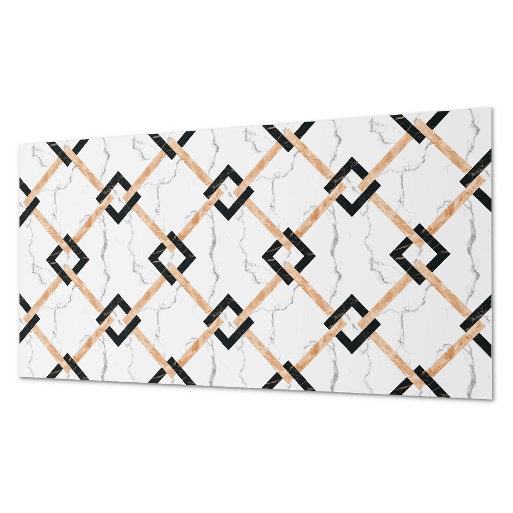 Panel samoprzylepny na ścianę Geometryczne wzory marmurowe
