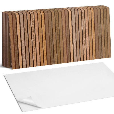 Panel samoprzylepny na ścianę Deski o różnej fakturze