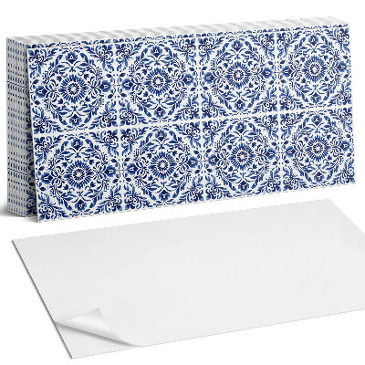 Panel ścienny do kuchni Kwiatowy wzór z ornamentami