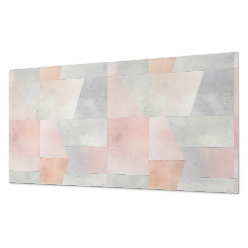 Panel samoprzylepny na ścianę Geometria w pastelach