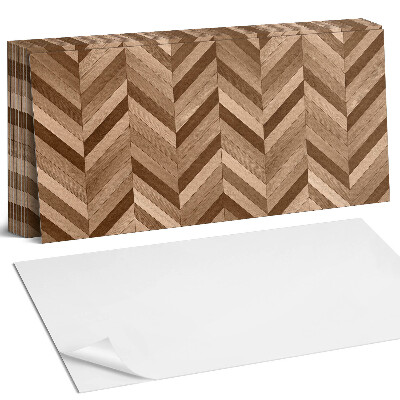 Panel dekoracyjny Wzór w jodełkę z drewna