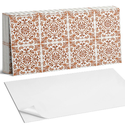 Panel ścienny do kuchni Ornamentalny wzór kwiatowy