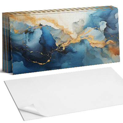 Panel samoprzylepny na ścianę Abstrakcyjny wzór z falami