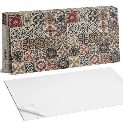 Panel ścienny do kuchni Wzory mozaikowe w układzie