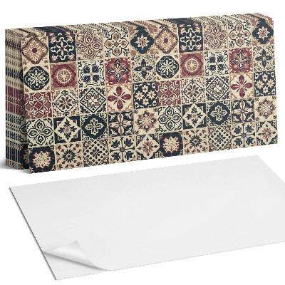 Panel ścienny do kuchni Wzory kafli w mozaice