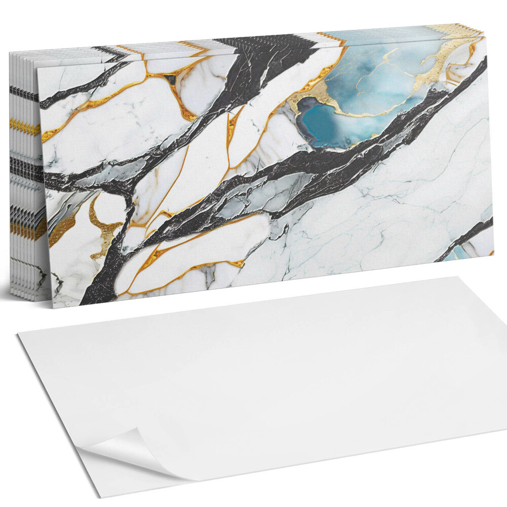 Panel ścienny do kuchni Marble pattern with veins