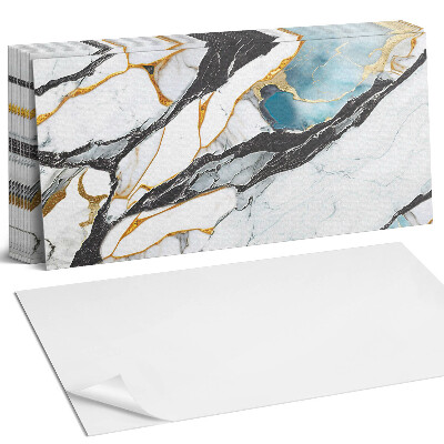 Panel ścienny do kuchni Marble pattern with veins