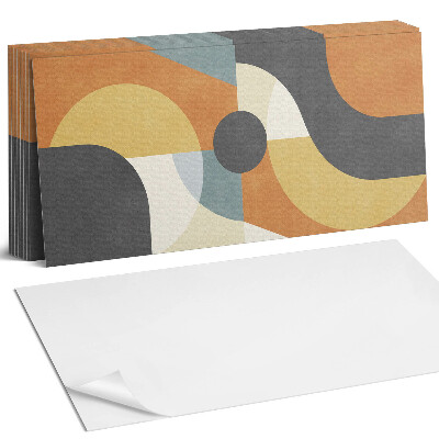 Panel samoprzylepny na ścianę Abstrakcyjne kształty i linie