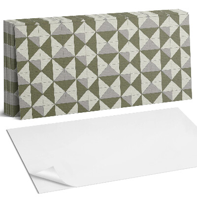 Panel ścienny do kuchni Wzór geometrycznych trójkątów