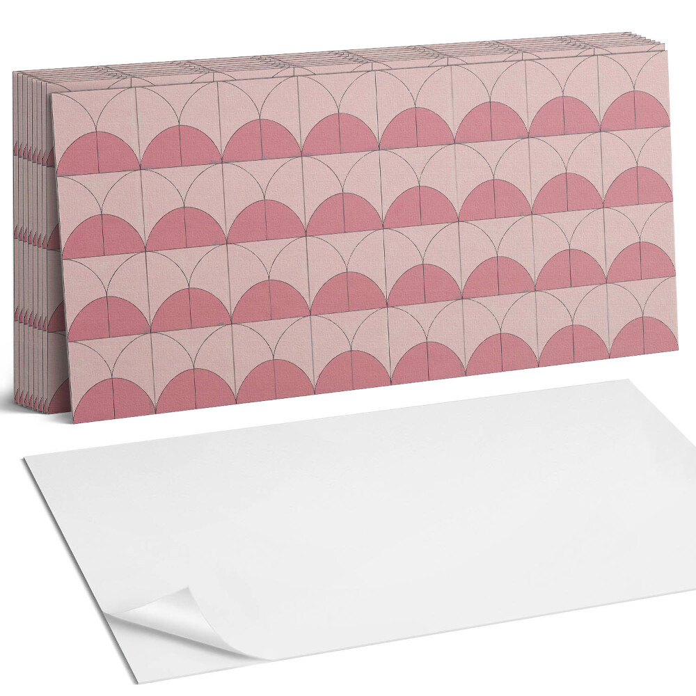 Panel ścienny do kuchni Geometryczne półkola w układzie