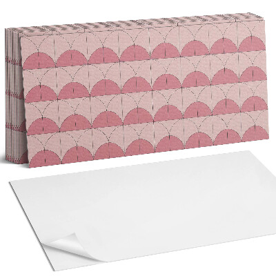 Panel ścienny do kuchni Geometryczne półkola w układzie