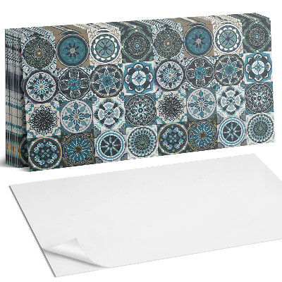 Panel samoprzylepny na ścianę Wzory mozaikowe w kratkę