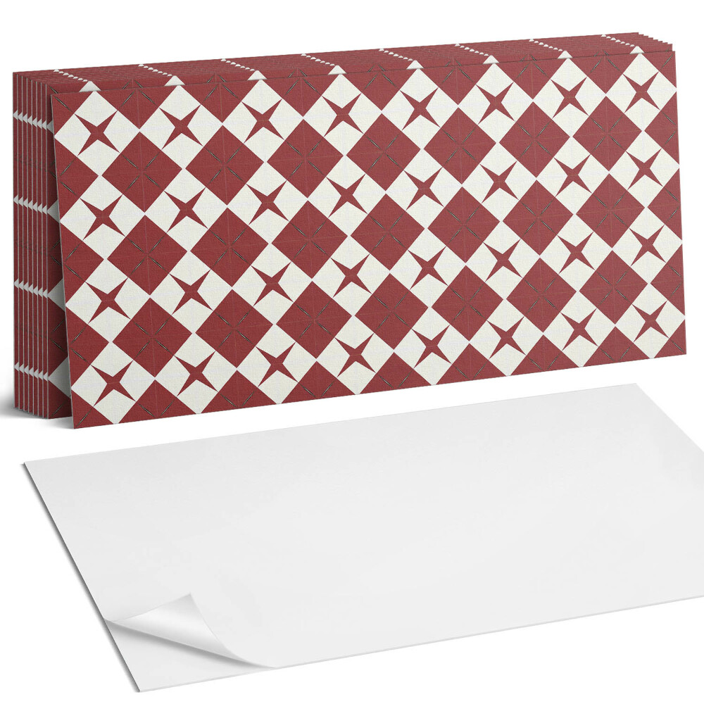 Panel ścienny do kuchni Wzór diamentowy z gwiazdami