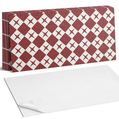 Panel ścienny do kuchni Wzór diamentowy z gwiazdami