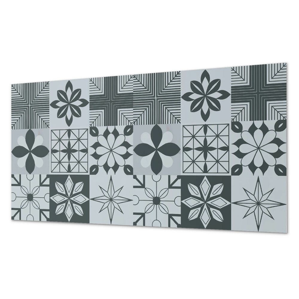 Panel ścienny do kuchni Geometryczne wzory w mozaice