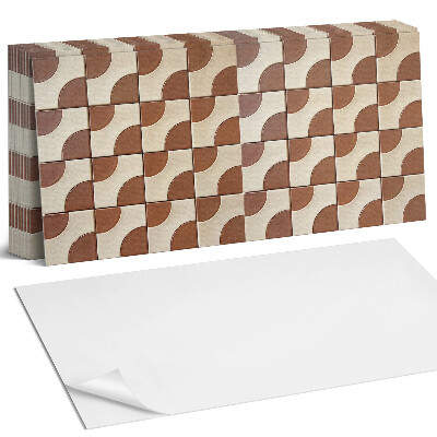 Panel ścienny do kuchni Geometryczne płytki w wzory