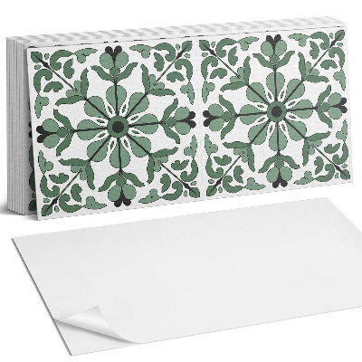 Panel ścienny do kuchni Wzór roślinny z symetrią