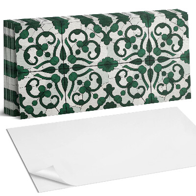 Panel ścienny do kuchni Wzór roślinny z ornamentami