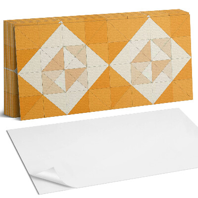 Panel samoprzylepny na ścianę Geometryczny wzór w romby