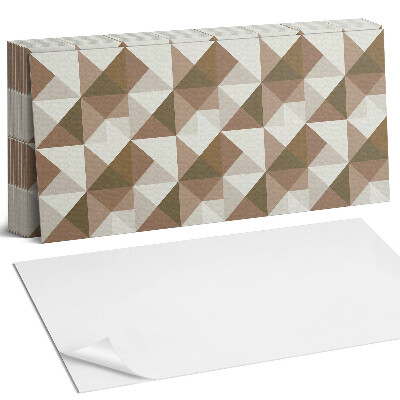 Panel samoprzylepny na ścianę Geometria w trójkątach