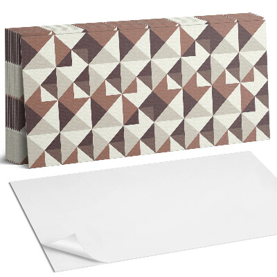 Panel samoprzylepny na ścianę Wzór geometryczny z trójkątami