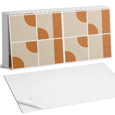 Panel samoprzylepny na ścianę Abstrakcyjne geometryczne kształty