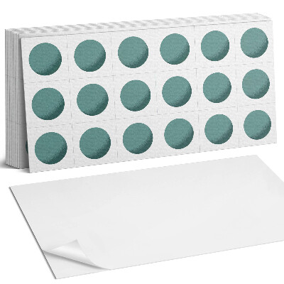 Panel ścienny do kuchni Geometryczne okręgi w siatce