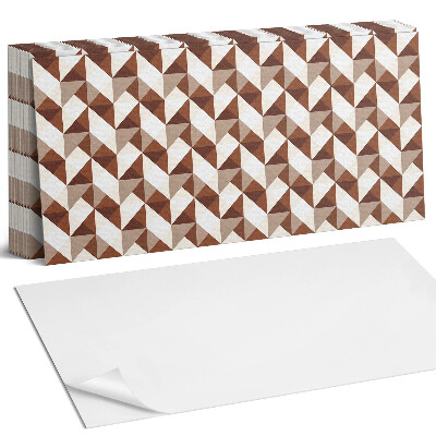 Panel ścienny do kuchni Geometryczny wzór trójkątów