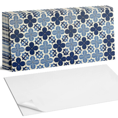 Panel ścienny do kuchni Geometryczny wzór kwiatowy