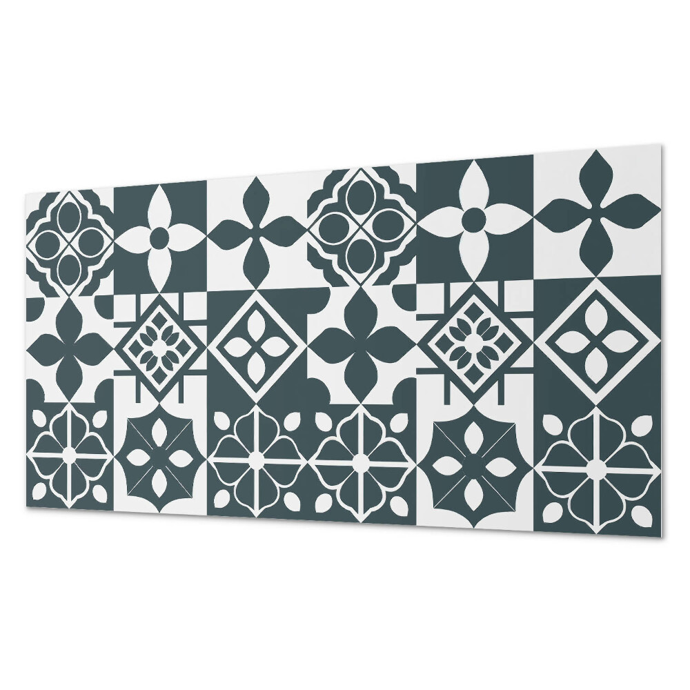 Panel ścienny do kuchni Wzory geometryczne w kafelkach