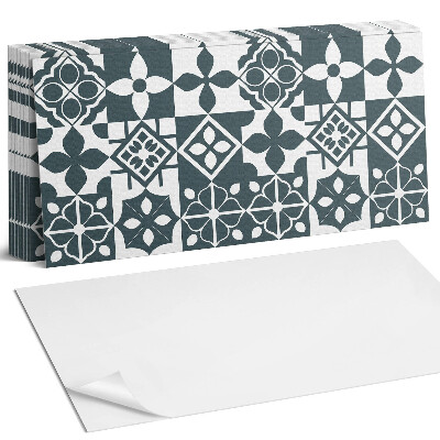 Panel ścienny do kuchni Wzory geometryczne w kafelkach