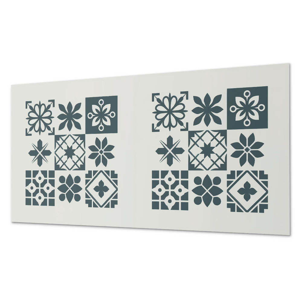 Panel ścienny do kuchni Wzory geometryczne w układzie
