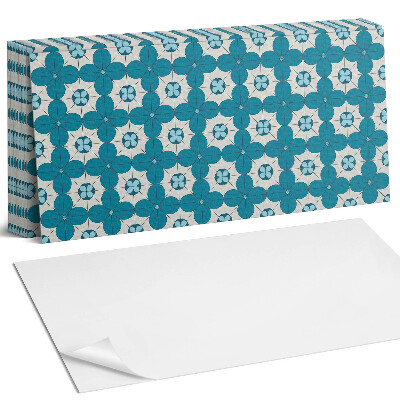 Panel ścienny do kuchni Geometryczny wzór kwiatowy