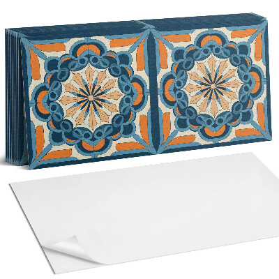 Panel samoprzylepny na ścianę Wzór mandali z motywem kwiatowym