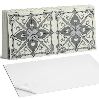 Panel samoprzylepny na ścianę Wzór kwiatowy z symetrią