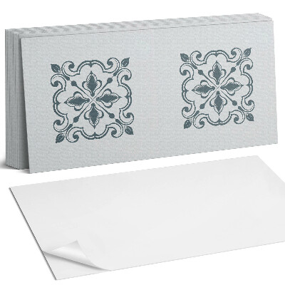 Panel ścienny do kuchni Wzór roślinny z ornamentami