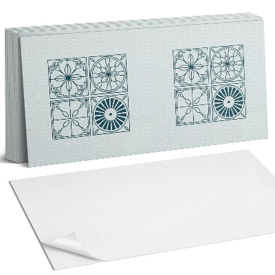 Panel ścienny do kuchni Geometryczne wzory kafli