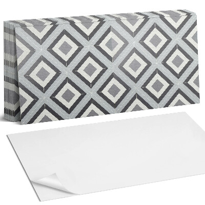 Panel ścienny do kuchni Geometryczny wzór rombów