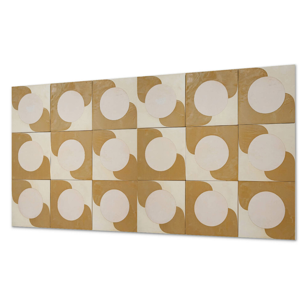 Panel samoprzylepny na ścianę Geometryczne koła i łuki