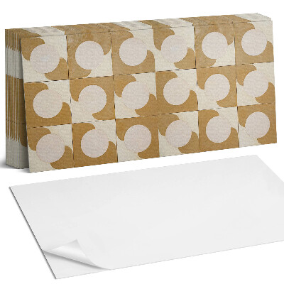 Panel samoprzylepny na ścianę Geometryczne koła i łuki