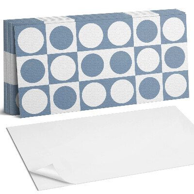 Panel ścienny do kuchni Geometryczne okręgi w siatce