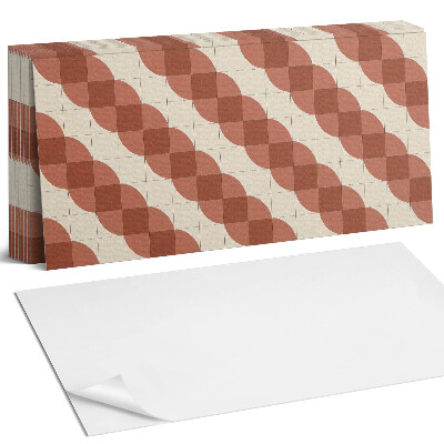 Panel ścienny do kuchni Geometryczny wzór falisty