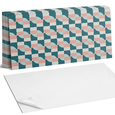 Panel ścienny do kuchni Geometryczny wzór w kratkę