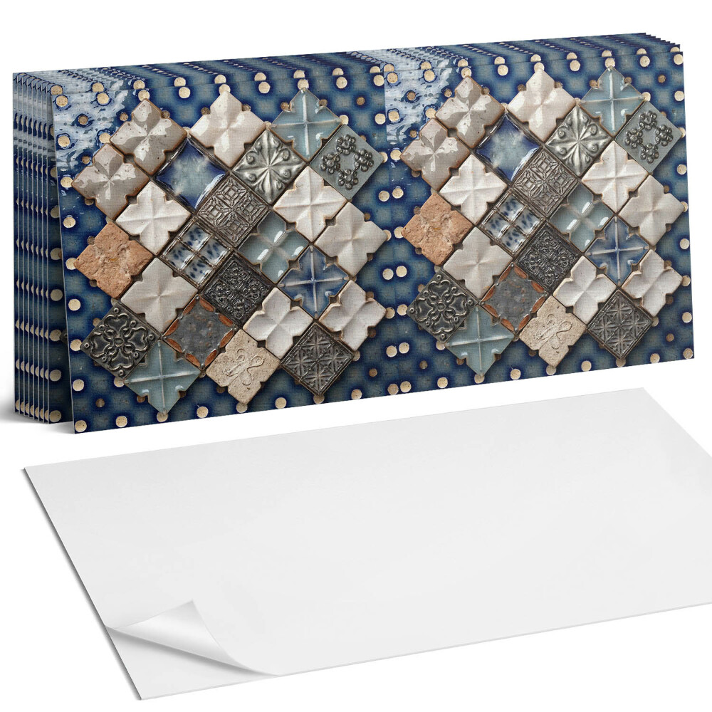 Panel ścienny do kuchni Wzór mozaiki z kafli