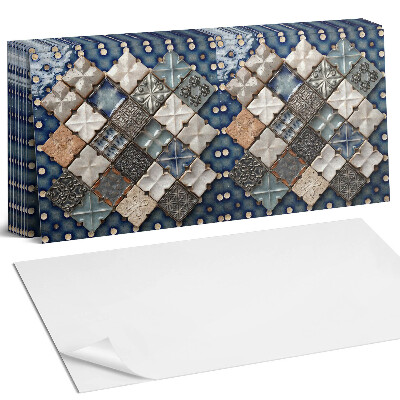 Panel ścienny do kuchni Wzór mozaiki z kafli