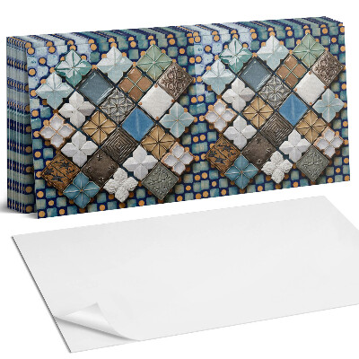 Panel ścienny do kuchni Wzory płytek ceramicznych