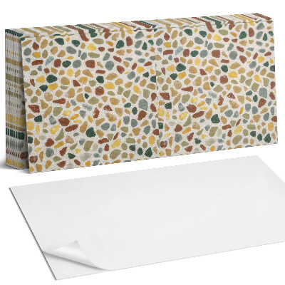 Panel ścienny do kuchni Wzór mozaiki z kamieni